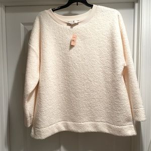Loft Plus Cozy Sherpa Sweatshirt